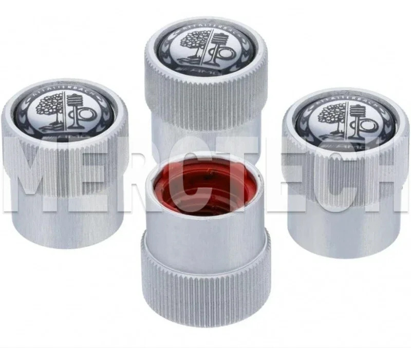 original mercedes benz amg ventilzierkappen ventilkappen satz schwarz b66472004